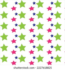 star pattern print eps textile