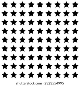 Star pattern, star review rating 1 to 9 starscute yellow color 