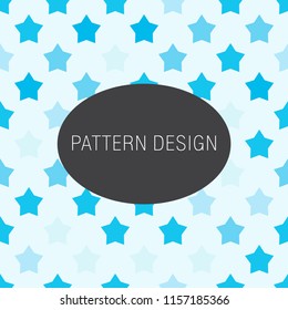 Star pattern, seamless background, can use for design, vector.
