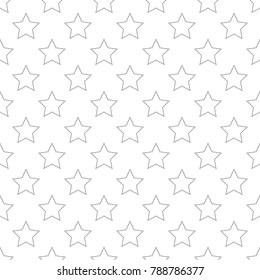 Star pattern , seamless background can use for design , vector.
