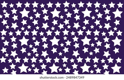 star pattern seamless with blue  background 