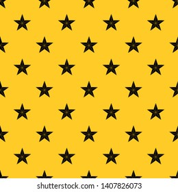 Star pattern seamless vector repeat geometric yellow for any design