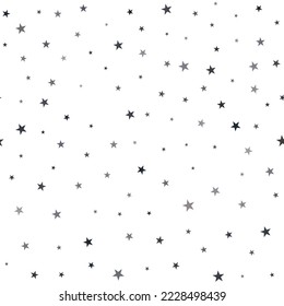 Star pattern. Seamless vector stars background. Cute festive Christmas and holidays ornament