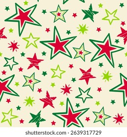 Star Pattern, Seamless, Wall Decor, Gift Wrap, Background