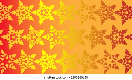 Star pattern style : Golden sequins