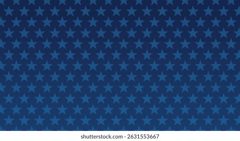 Star Pattern, Transparent white stars on blue background