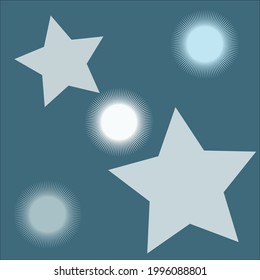 ilusión de vecter de patrón estrella , logotipo de estrella ,icono de estrella