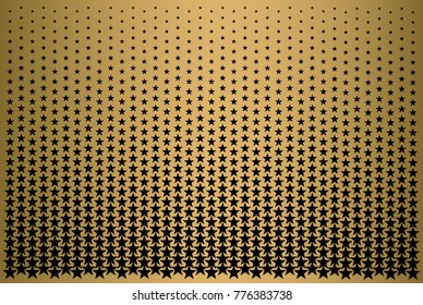 Star pattern vector bacground halftone effect