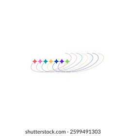 star pattern vector design in white background