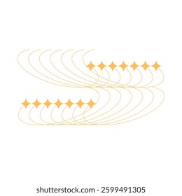 star pattern vector design in white background