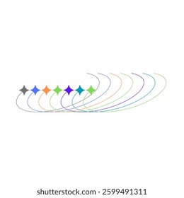star pattern vector design in white background