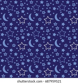 Star pattern. Vector illustration.