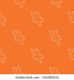 Star pattern vector orange for any web design best
