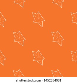 Star pattern vector orange for any web design best