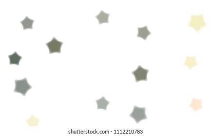 Star pattern, white background. Stylish vector illustration. Modern geometric star pattern background. Holiday background, monochrome randomly abstract vector texture with stars.