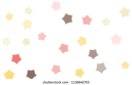 Star pattern, white background. Stylish vector illustration. Modern geometric star pattern background. Holiday background, monochrome randomly abstract vector texture with stars.