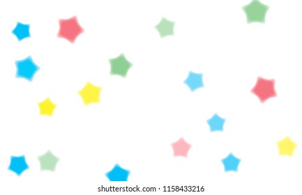 Star pattern, white background. Stylish vector illustration. Modern geometric star pattern background. Holiday background, monochrome randomly abstract vector texture with stars.