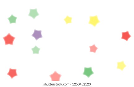 Star pattern, white background. Stylish vector illustration. Modern geometric star pattern background. Holiday background, monochrome randomly abstract vector texture with stars.