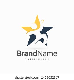 star people logo, people star logo