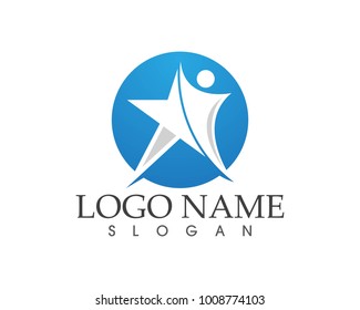 Star people logo design