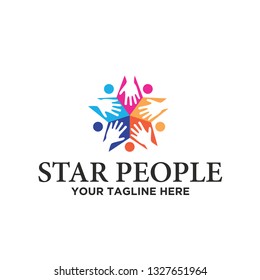 star people logo design inspiration