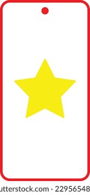 star phone call mobile device Flat