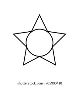 star with a picture icon