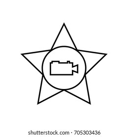 star with a picture icon