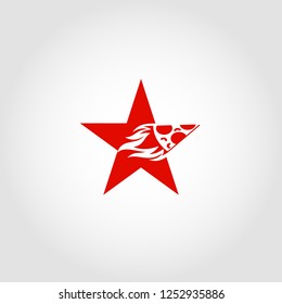 star pizza logo