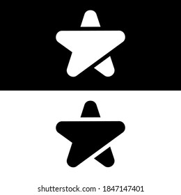 Logotipo de resumen del botón de reproducción de estrella