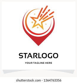 Star Point Logo Design Template Inspiration
