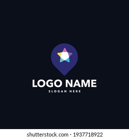 star point logo- star point modern logo - star point vector logo