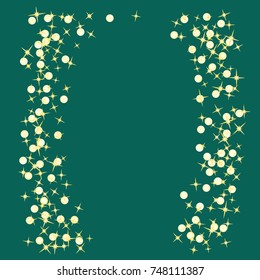 Star Print on beautiful blue Background. Gold Yellow Starry Background. Vector Star Background Pattern. Starlight Night. Astral Design. Modern Creative Pattern.