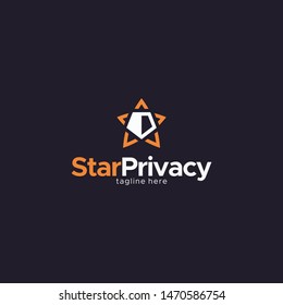 STAR PRIVACY LOGO DESIGN UNIQUE