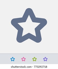 Star - A professional, pixel-aligned icon. 