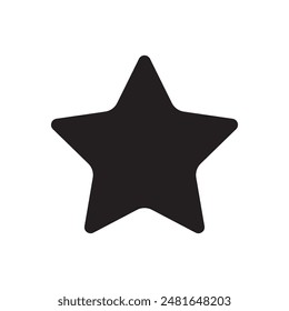 Star rank icon vector sign
