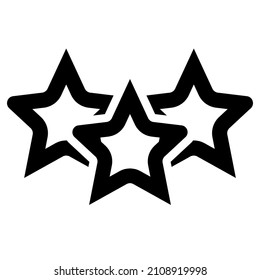Elemento de clasificación de estrellas. Recompensa, nivel de calidad, satisfacción del usuario, clasificación, satisfacción de los iconos de concepto