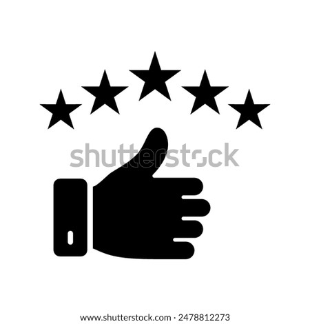 star rating feedback icon vector design illustration template