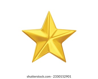 Icono de clasificación de estrellas Icono de vector 3d