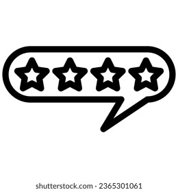 Diseño de Icono de clasificación de estrellas. Símbolos vectoriales en un estilo de línea moderno y moderno sobre fondo blanco adecuado para las necesidades de sitios web, programadores, desarrolladores y diseñadores. Diseño vectorial de iconos