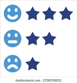 Elemento de ícone de classificação de estrela para design