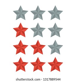 star rating icon vector