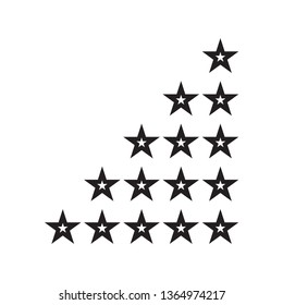 star rating icon vector