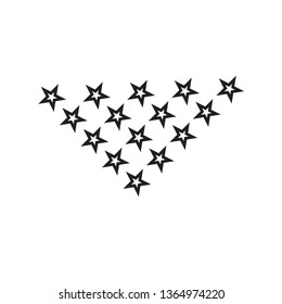star rating icon vector