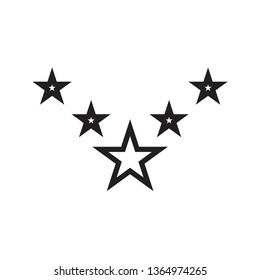 star rating icon vector