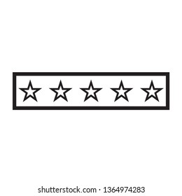 star rating icon vector