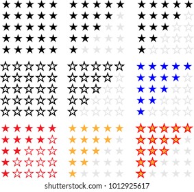 Star Rating Icon Vector Art Illustration