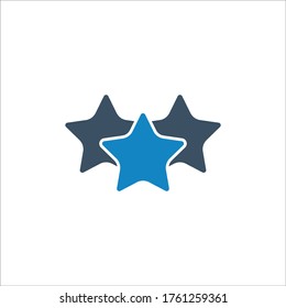 Star rating icon (vector illustration)
