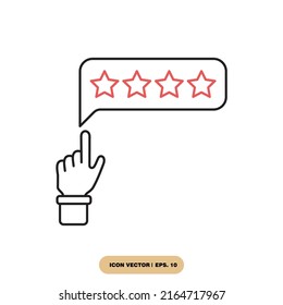 Star rating icons  symbol vector elements for infographic web
