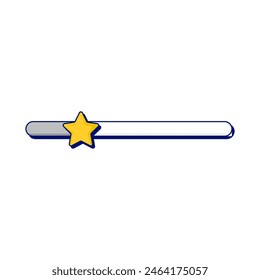 Star Rating Label Vector Template Design Illustration